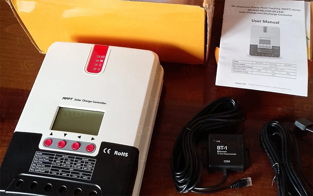 شارژ کنترلر mppt و pwm برای سیستم خورشیدی