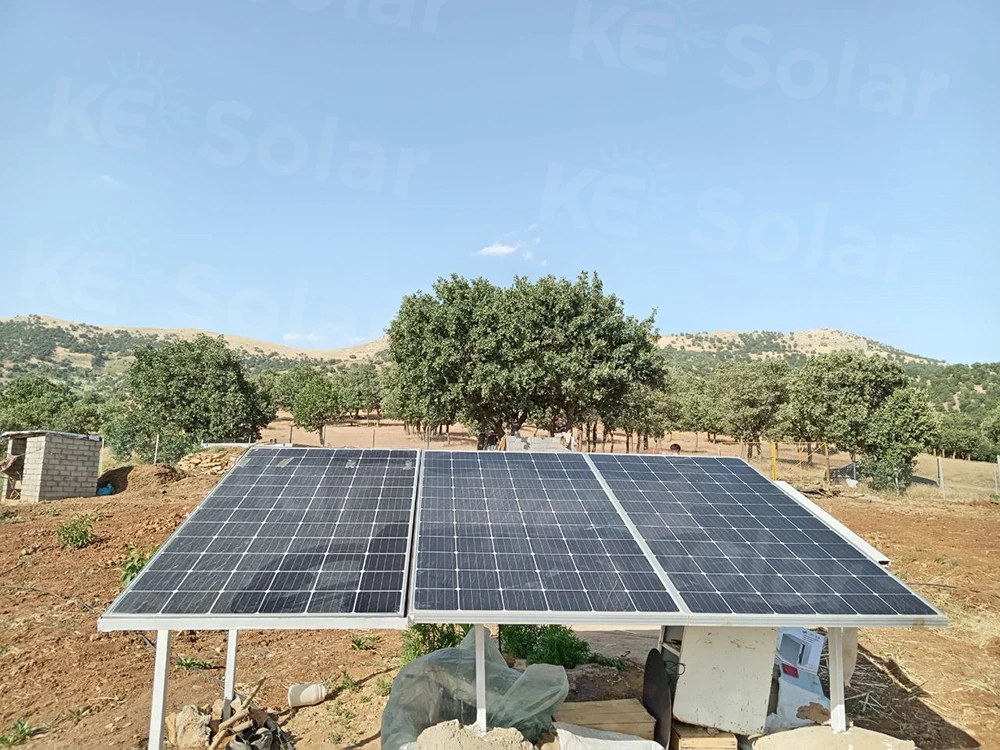 سیستم پنل خورشیدی در روستای کانی بند 1401