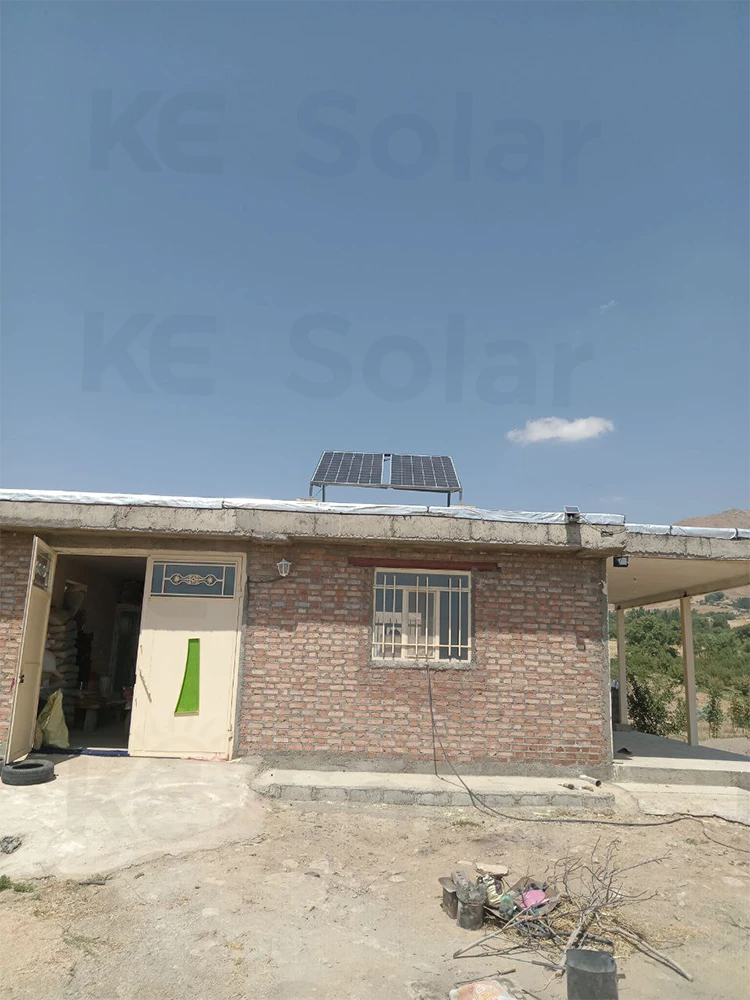 سیستم پنل خورشیدی در روستای بیرم 1403