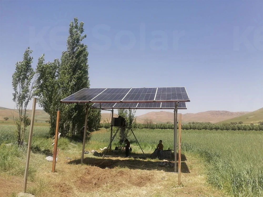 سیستم پنل خورشیدی در روستای قرو چاو 1404