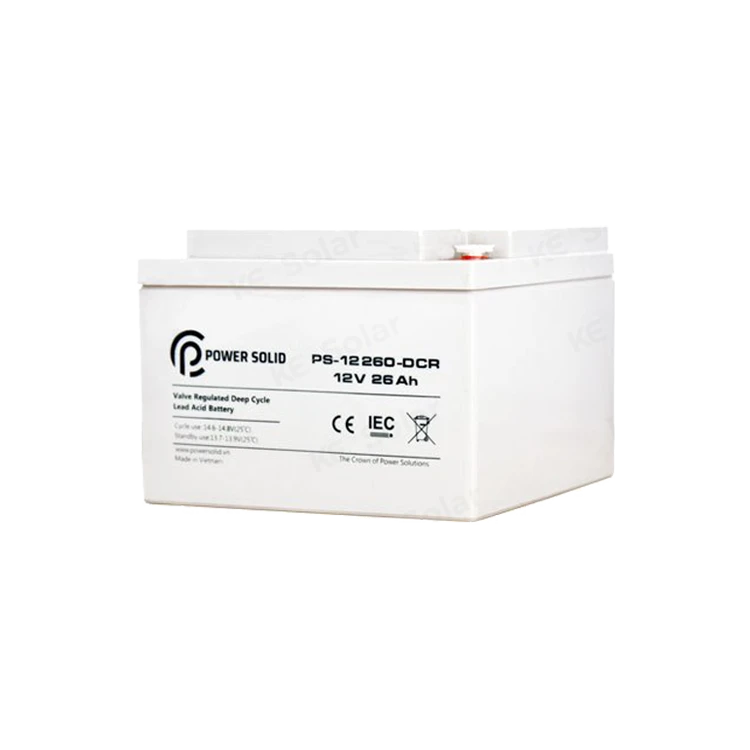 عکس شماره:1 , باتری خورشیدی Power Solid PS-12260-DCR پاور سالید 12 ولت 26 آمپر