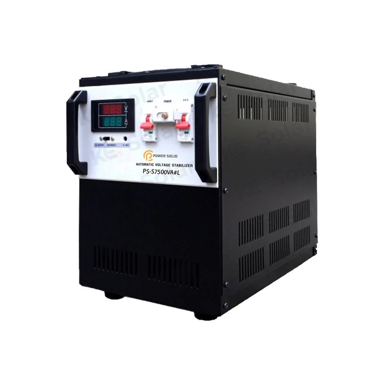 عکس شماره:0 , استابلایزر سروو موتوری (تثبیت کننده ولتاژ) 7.5KVA برند Power Solid تک فاز PS-S7500VA#L