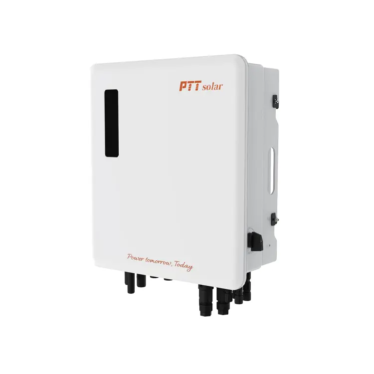 عکس اصلی اینورتر هیبرید IP65 برند PTT solar مدل PIHL8KS-S