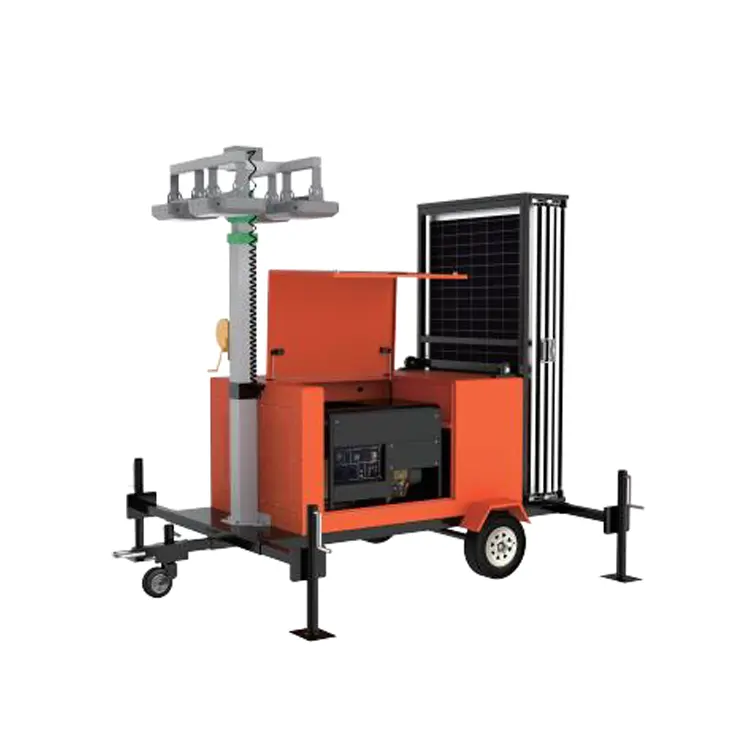 عکس اصلی برج نور سیار مدل PMLT600G برند PTT solar