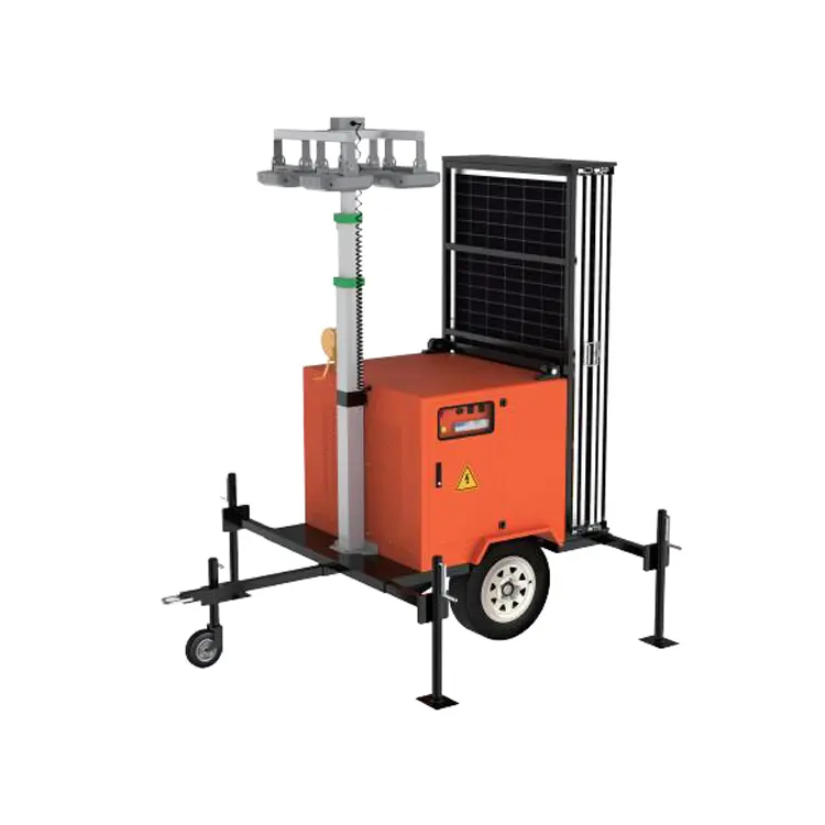 عکس اصلی برج نور سیار مدل PMLT800 برند PTT solar