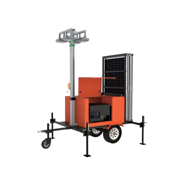 عکس اصلی برج نور سیار مدل PMLT800G برند PTT solar